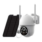 4mp Eseecloud Solar Powered Wireless Wifi Surveillance Ptz Camera Outdoor Security Solar Cctv Camera