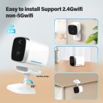 2025 Smart Security Network Camera Mini Baby Monitor Wide Angle Two-Way Audio CMOS Sensor SD Card Data Storage 1-Year Warranty - Image 5