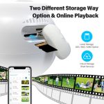 4mp Eseecloud Solar Powered Wireless Wifi Surveillance Ptz Camera Outdoor Security Solar Cctv Camera - Image 2