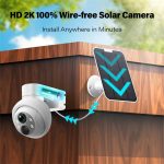 4g Sim Card Solar Powered Security Cameras 4mp Outdoor Waterproof 4w Solar Street Light with Cctv Solar Security Camera - Image 3
