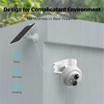 4g Sim Card Solar Powered Security Cameras 4mp Outdoor Waterproof 4w Solar Street Light with Cctv Solar Security Camera - Image 2
