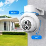Ubox US Version Outdoor Waterproof HD Wireless Monitoring Network Camera  IP 4MP CMOS Ball Camera - Image 2